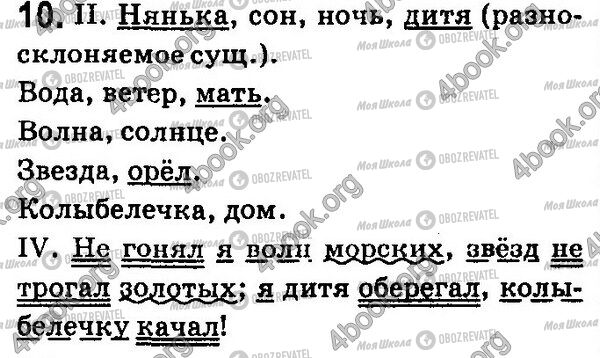 ГДЗ Російська мова 7 клас сторінка 10